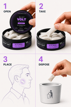 QUIET VOLT Wild Berry Caffeine Pouches