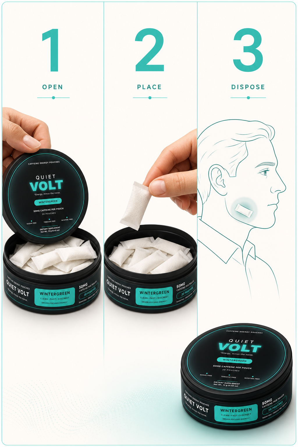 QUIET VOLT Three-Flavor Discovery 6-Pack